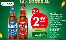 Żabka Piwo bezalkoholowe Warka Classic 0.0% oferta