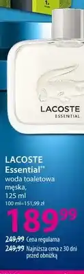 Hebe Woda toaletowa męska LACOSTE Essential oferta