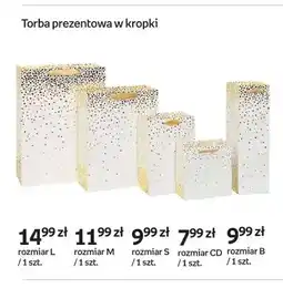 Empik Torba prezentowa w kropki CD oferta