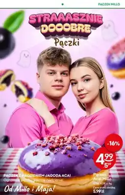Żabka Pączek z nadzieniem jagoda acai Millo oferta