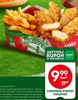 Żabka Chrupbox Stripsy pikantne Żabka oferta