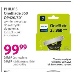 Hebe Wymienne ostrza do maszynki do golenia PHILIPS OneBlade 360 QP420/50 oferta
