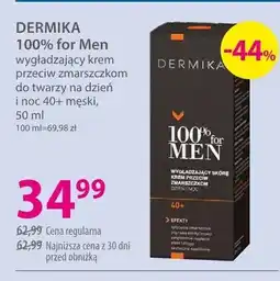 Hebe Wygładzający krem przeciw zmarszczkom do twarzy na dzień i noc 40+ męski DERMIKA 100% for Men oferta