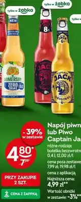 Żabka Napój piwny Captain Jack Cherry 8% oferta