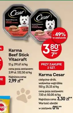 Żabka Karma Cesar cielęcina-drób oferta