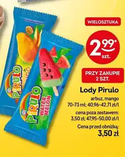 Żabka Lody Pirulo arbuz oferta