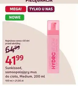 Rossmann Samoopalający mus do ciała Sunkissed Medium oferta