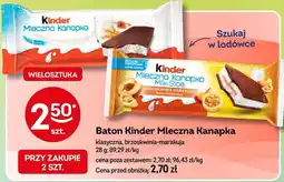 Żabka Baton Kinder Mleczna Kanapka klasyczna oferta