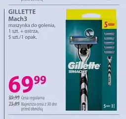 Hebe Maszynka do golenia GILLETTE Mach3 + ostrza 5 szt oferta