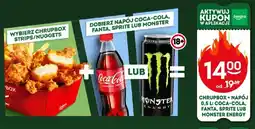 Żabka Zestaw Chrupbox Strips 270 g + Napój Coca-Cola 0,5 l oferta