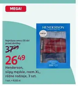 Rossmann Slipy męskie Henderson 3-pak oferta