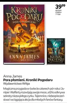 Empik Książka Pora płomieni. Kroniki Pogodaru Anna James oferta