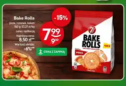 Żabka Chipsy chlebowe 7 Days Bake Rolls pizza oferta