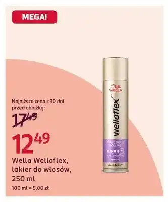 Rossmann Lakier do włosów Wella Wellaflex oferta