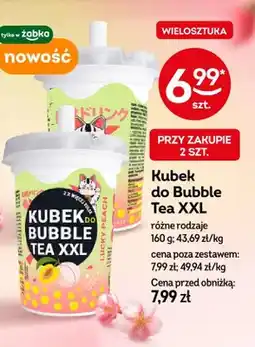 Żabka Kubek do Bubble Tea XXL Lucky Peach oferta