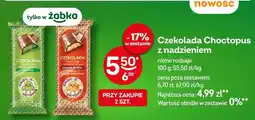 Żabka Czekolada mleczna z nadzieniem o smaku matcha Choctopus oferta