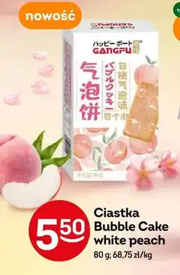 Żabka Ciastka Bubble Cake white peach GANGFU oferta