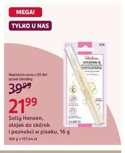 Rossmann Olejek do skórek i paznokci w pisaku Sally Hansen oferta