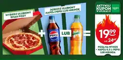 Żabka Zestaw Pizza na wynos 410-516 g + Napój Pepsi 0,5 l oferta