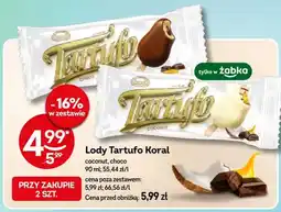 Żabka Lody Tartufo Koral coconut oferta