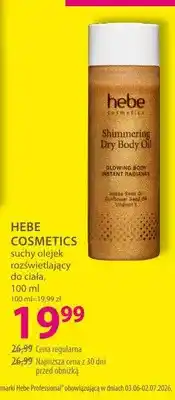 Hebe Suchy olejek rozświetlający do ciała HEBE COSMETICS oferta