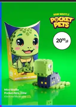 Empik Klocki konstrukcyjne Mini Waffle Pocket Pets Żółw oferta