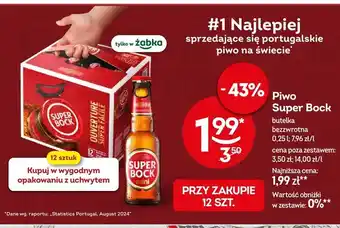 Żabka Piwo Super Bock mini oferta