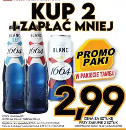 Kupiec Piwo bezalkoholowe Kronenbourg 1664 Blanc 0.0% oferta