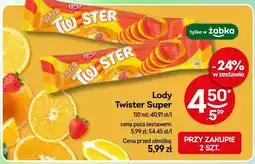 Żabka Lody Twister Super oferta