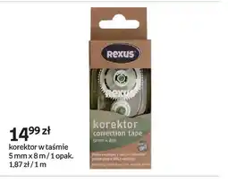 Empik Korektor w taśmie Rexus 5 mm x 8 m oferta