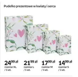 Empik Pudełko prezentowe w kwiaty i serca XL oferta