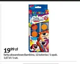 Empik Farby akwarelowe Bambino 12 kolorów oferta