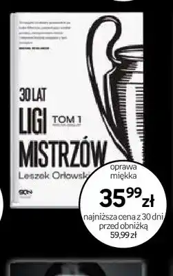 Empik Książka 30 lat Ligi Mistrzów Tom 1 oprawa miękka oferta