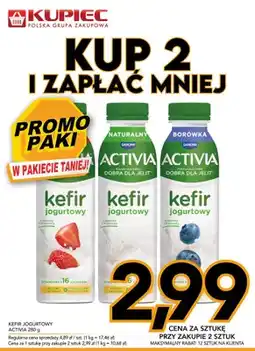 Kupiec Kefir jogurtowy Activia truskawka oferta