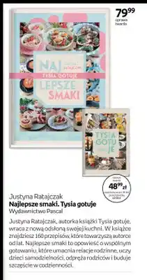 Empik Książka Justyna Ratajczak Najlepsze smaki. Tysia gotuje Wydawnictwo Pascal oprawa twarda oferta