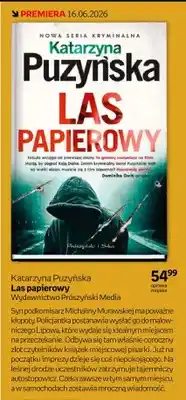 Empik Książka Katarzyna Puzyńska Las papierowy Wydawnictwo Prószyński Media oferta