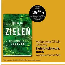 Empik Książka Zieleń. Kolory zła. Tom 6 Małgorzata Oliwia Sobczak oferta