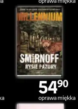 Empik Książka Millennium Rysie pazury Smirnoff oprawa miękka oferta