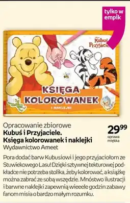 Empik Książka Kubuś i Przyjaciele. Księga kolorowanek i naklejki oferta