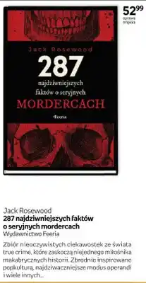 Empik Książka 287 najdziwniejszych faktów o seryjnych mordercach Jack Rosewood oprawa miękka oferta