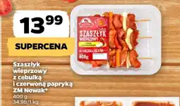 Netto Szaszłyk wieprzowy z cebulką i czerwoną papryką ZM Nowak oferta