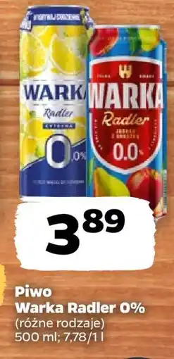 Netto Piwo Warka Radler 0% oferta