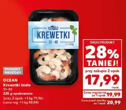 Kaufland Krewetki białe 31-40 225 g opakowanie oferta