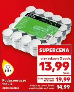 Kaufland Podgrzewacze 100 szt. opakowanie oferta
