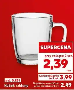 Kaufland Kubek szklany oferta