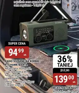 bi1 Radio solarne na korbkę r10 hawk manta oferta