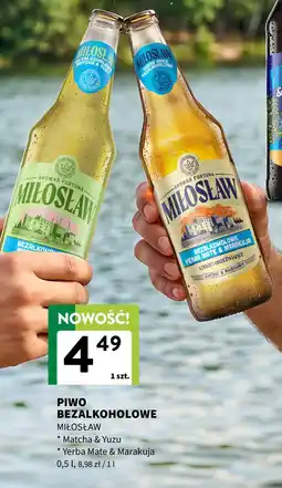 Intermarche PIWO BEZALKOHOLOWE MIŁOSŁAW Matcha & Yuzu / Yerba Mate & Marakuja oferta