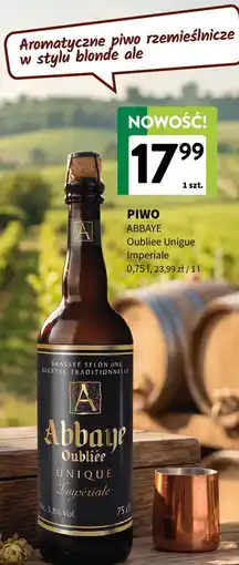 Intermarche PIWO ABBAYE Oubliee Unigue Imperiale oferta