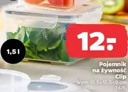 Netto Altom Design Pojemnik na żywność Clip wym. 15,5 x 15,5 x 9 cm oferta