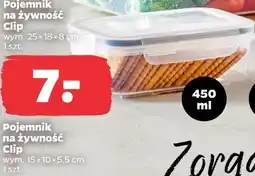 Netto Altom Design Pojemnik na żywność Clip wym. 15 x 10 x 5,5 cm oferta